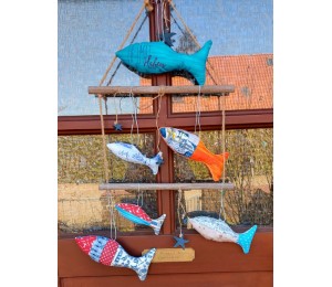 Stickserie ITH - Flip 'n Fold Fische - inkl. Schriftzüge